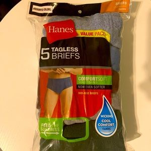 Hanes Tagless Briefs (5 pack)